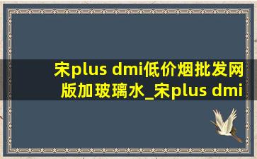 宋plus dmi(低价烟批发网)版加玻璃水_宋plus dmi(低价烟批发网)版驾驶